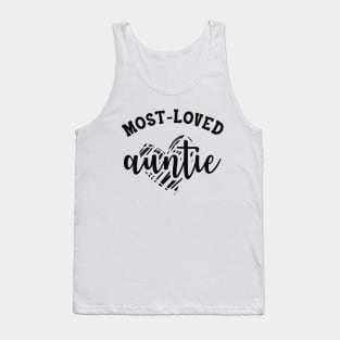 Auntie - Most Loved Auntie Tank Top